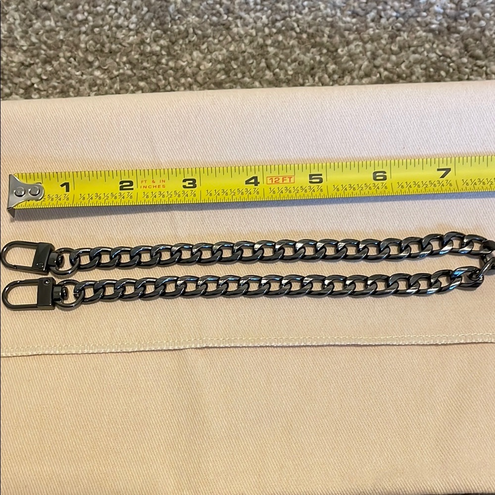 16in gunmetal necklace chain/bag chain